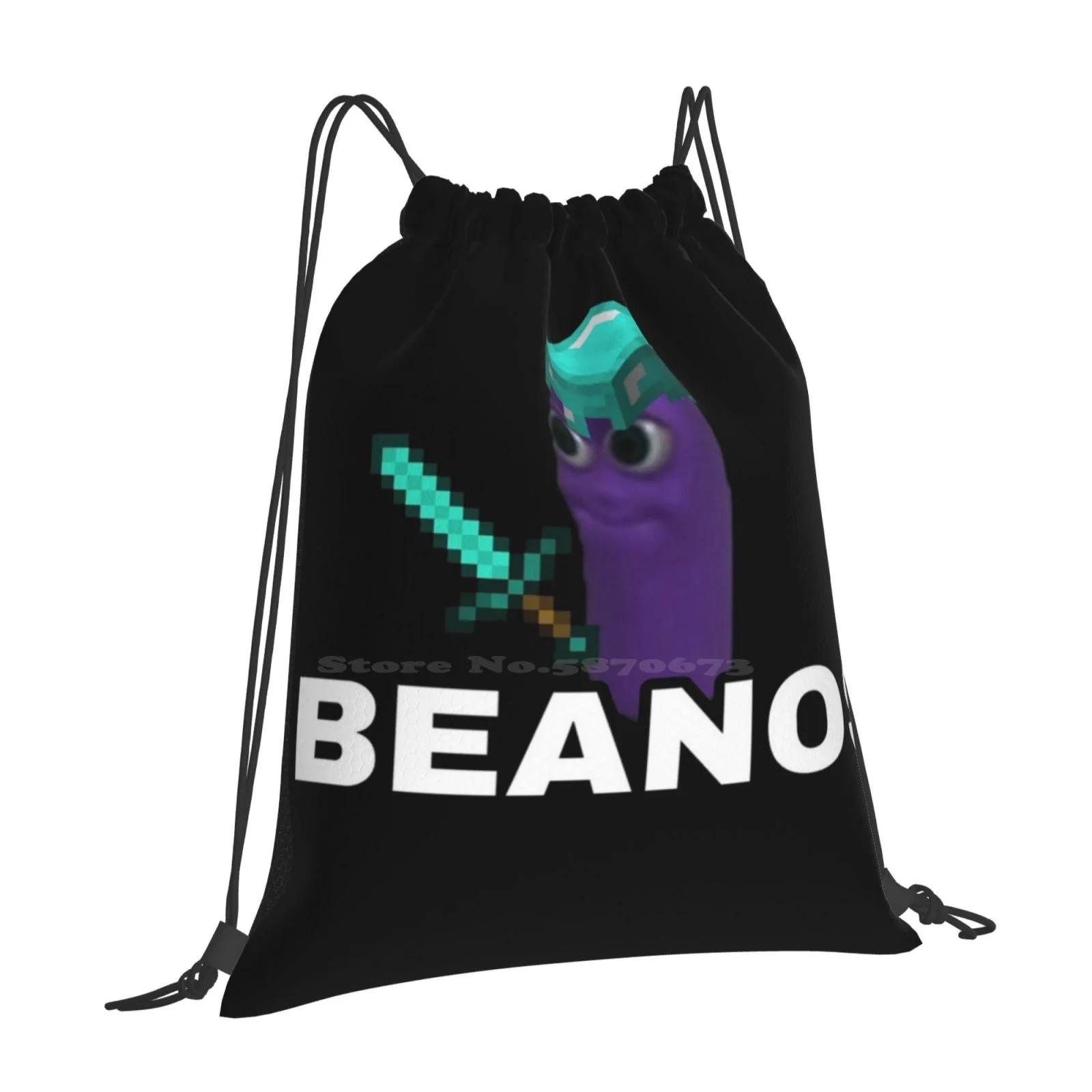 Beanos School Bag Big Capacity Backpack Laptop Memes Funny Purple Beanos OneSize
