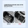 for Hyundai Santa Fe 2025 2025 Storage Box Cup Holder Anti Dirt Pad Car Interior Accessories Organizer Tidying Black
