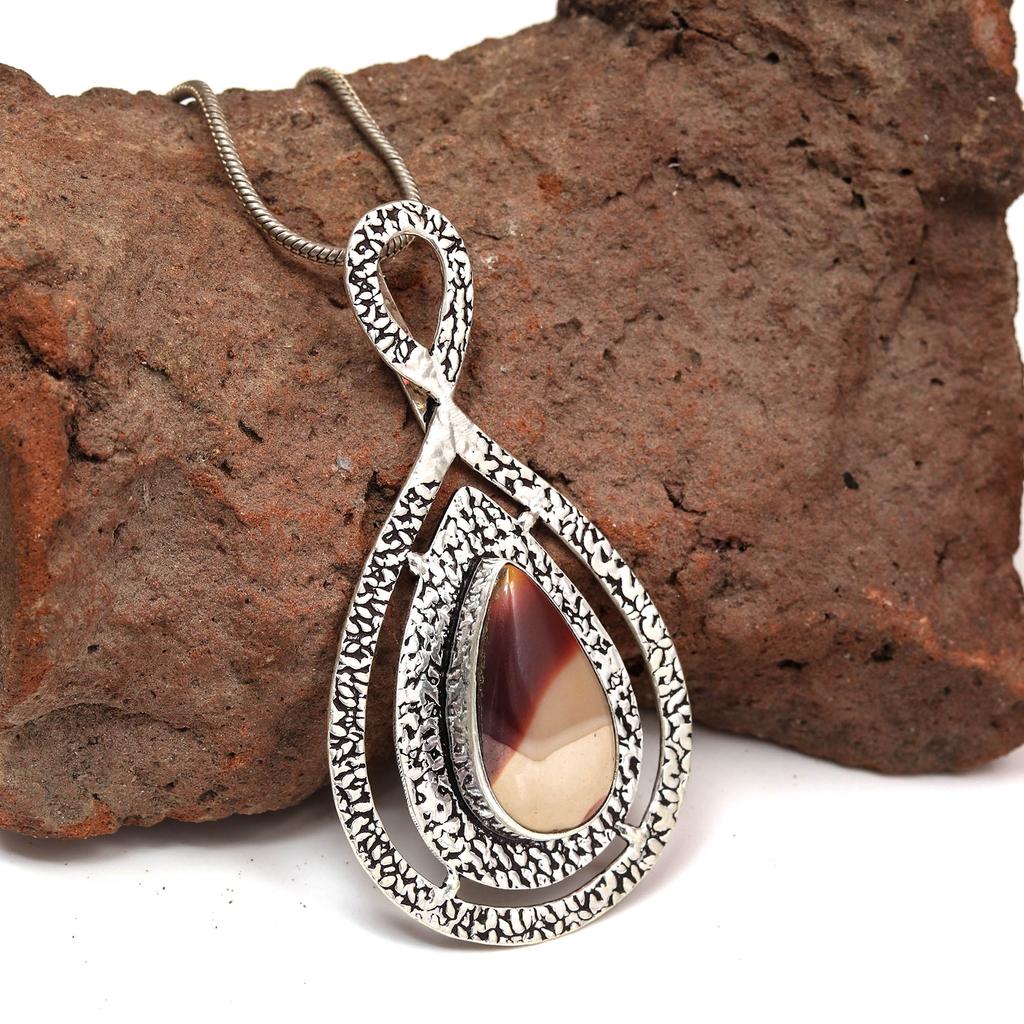Wild Horse Jasper Silver Jewelry Gemstone 2.25"  Pendants Handmade Pendant