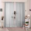 2PCS Europe Solid White Window Curtains For Kitchen Tulle Curtain For Living Room Modern Bedroom Sheer Voile Curtain Christmas