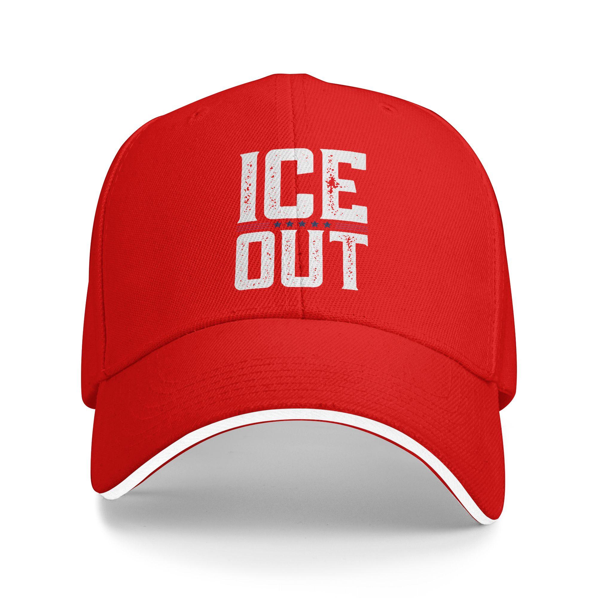 

Ice-Out Sun Baseball Cap Summer Streetwear Trucker Hat For Couple WomenHiking Fishing Baseball Caps One Size