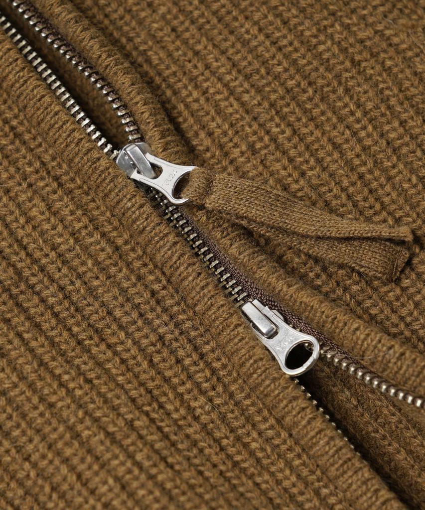 Frizmworks Wool Deck Zip Up Cardigan _ Cinnamon