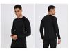Men's Quick-Dry Fleece-Lined Base Layer for Outdoor Sports, Hiking, Mountaineering, Skiing, and Fitness