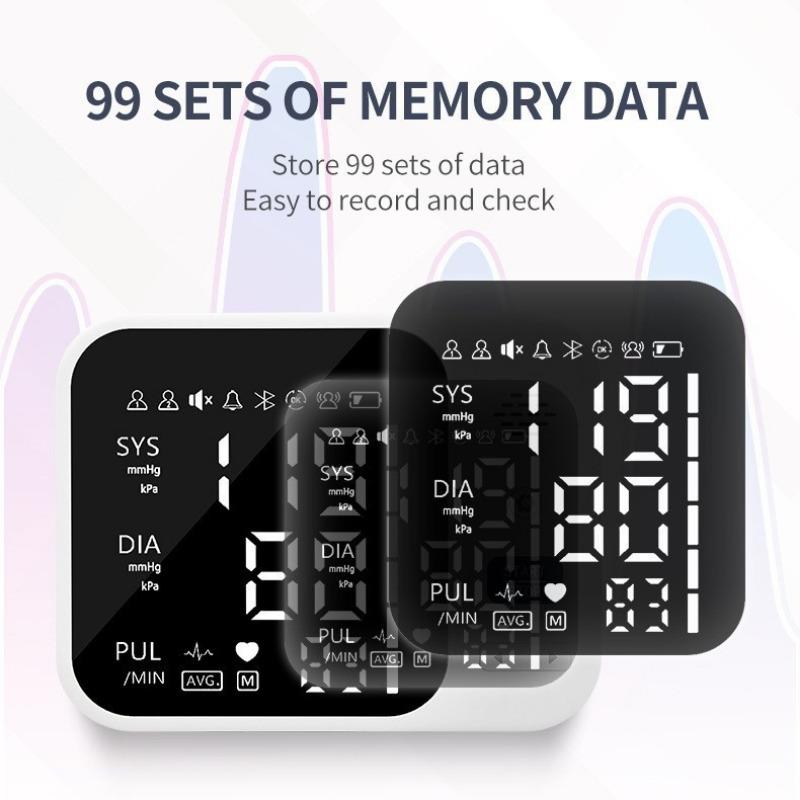 GK102 Blutdruckmessgerät Oberarmtyp Haushalts-Blutdruckmessgerät mit Sprachausgabe intelligentes Blutdruckmessgerät