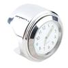 Motorcycle Mount Clock Round Watch Aluminum Luminous Universal for 7 8in‑1in Handlebar