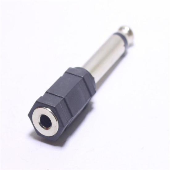 6.35mm 1/4 Inch Dual Track To 3.5mm Stereo Jack Female Audio Converter Adapter