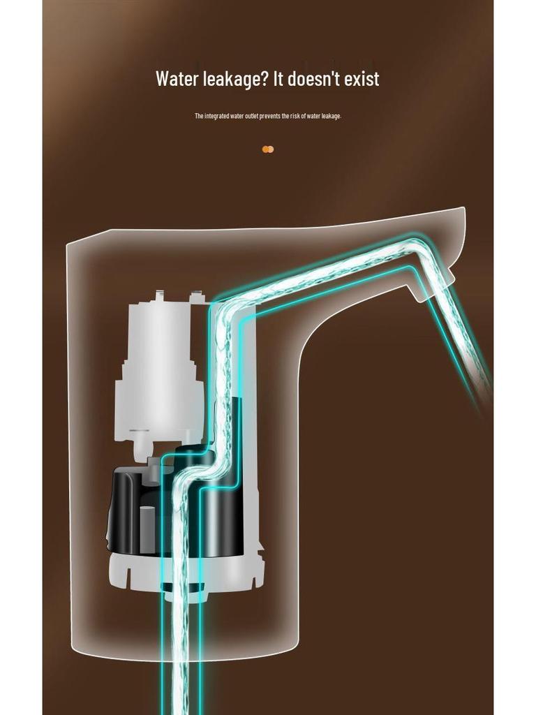 Rongsida Electric Self-Priming Portable Water Dispenser, Fully Automatic Pump for Bottled Water
