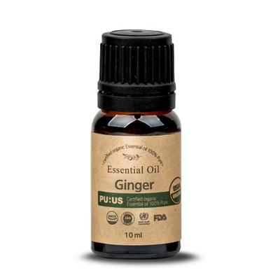 PU:US Organic Ginger Essential Oil 10ml USD Certified Organic