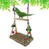 Relieve Boredom Bird Toy Bite Resistant Parrot Climbing Net Bird Perch Parrot Swing Toy Pet Hammock