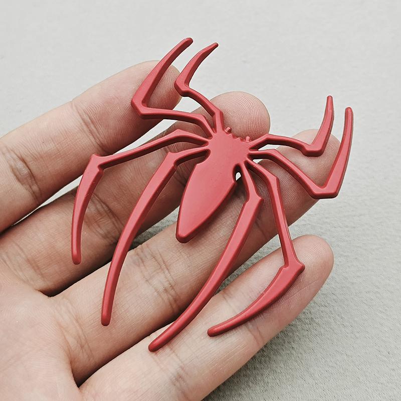 3D Metal Car Sticker Spider Bat Logo Chrome Badge Auto Emblem Decal Car Styling Decoration Auto Exterior Universal Accessories