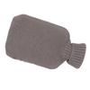 Classic Hot Water Bottle with Knitted Cover Handy Soft Hand Feet Warm Water Bag for Winter 2L Grey