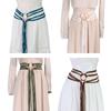 Stylish Rope Belt With Adjustable Length Soft Faux Leather Long Rope Wasit Sash For Casual And Formal Outfits