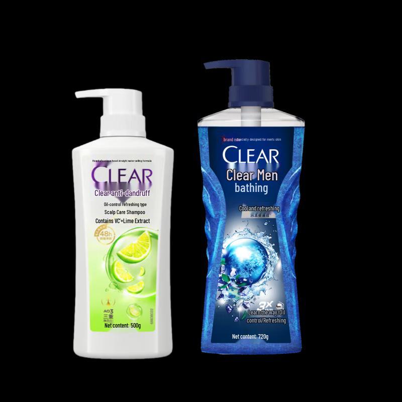 Clear Anti-Dandruff Shampoo & Body Wash Bundle