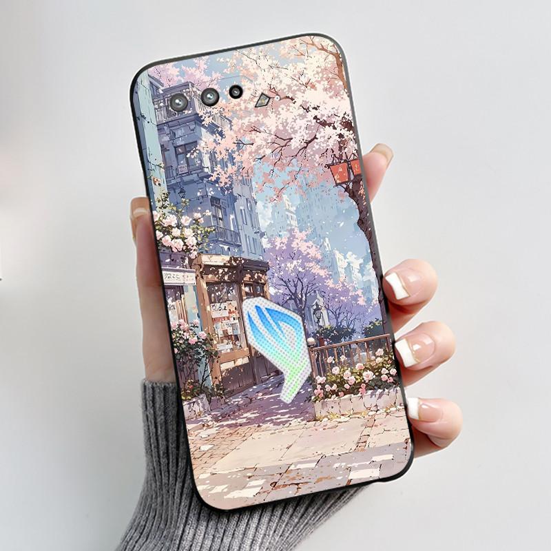 Casing For Asus Rog Phone 5 Rog 5s ZS673KS ZS676KS Case Luxury Dragon Cute Cool Boys Girls Soft Black Matte Silicone Back Cover