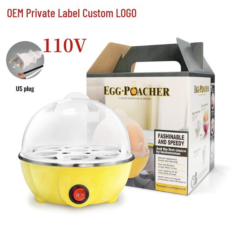 Mini Multi-Functional Egg Steamer with Automatic Power-Off for Household Use