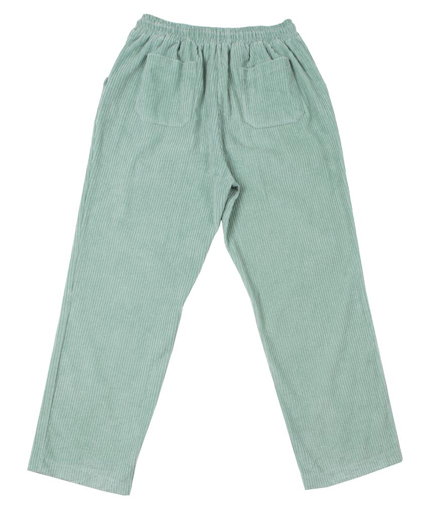 ARCANE FUNK Corduroy Logo Wide Pants Mint