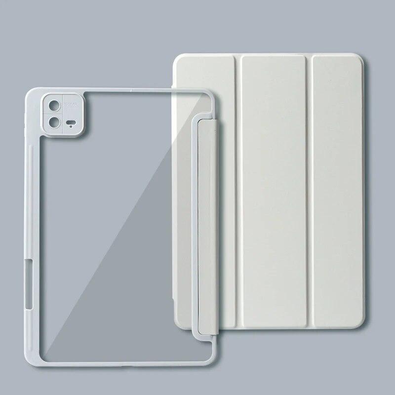 

Шкіряний чохол для планшета Xiaomi Pad 5 6 Max Case MI Pad 5Pro 6 Pro Redmi Pad 10.61 Чохол з тримачем для олівців Funda Tablet SE Pen Slot 11 Pulgadas Redmi Pad 10.61 білий