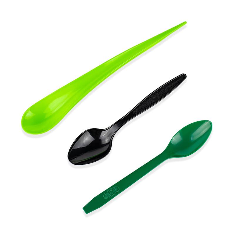 OIMG Disposable Transparent Cutlery Set
