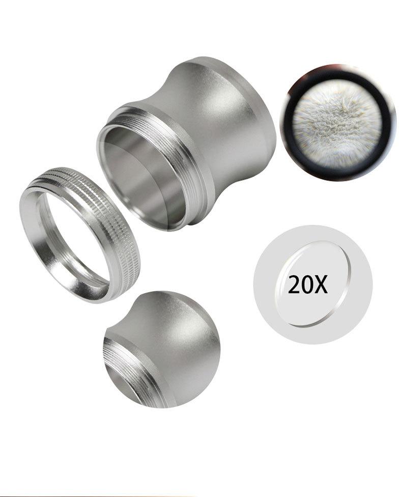 Handheld Cylindrical Magnifying Glass Underestimates Pigeon Eye Buddha Brand 20 Times Jewelry Diamond Magnifying Glass
