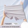 Women's Summer New Ice Silk Seamless Pure Cotton 10A Antibacterial Wide Crotch Anti Glare Briefs