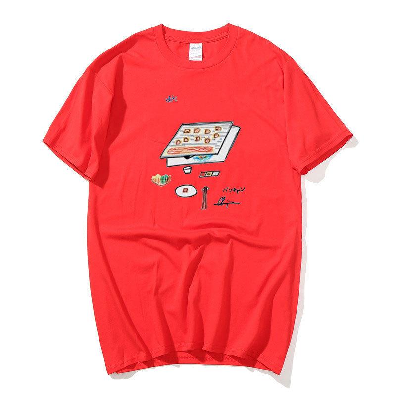 Support Singer Group Graffiti Peripheral Harajuku Printing Fashion Men'S And Women'S T-Shirts Top Short Sleeves