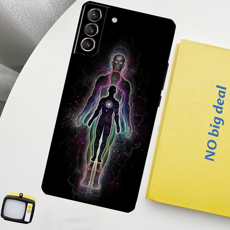 Spiritual Trippy Psychedelic Phone Case For Samsung Galaxy S25 Ultra S20 S21 S22 S23 Plus S9 S10 S25 FE S24 Ultra Cover