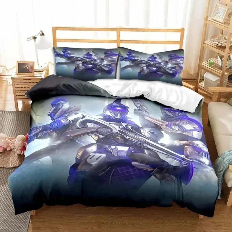 Game Destiny Printed Bed Set Duvet Cover Pillowcase Bedding Set Bed Linen Sheet Quilt Cover Full Queen King Size