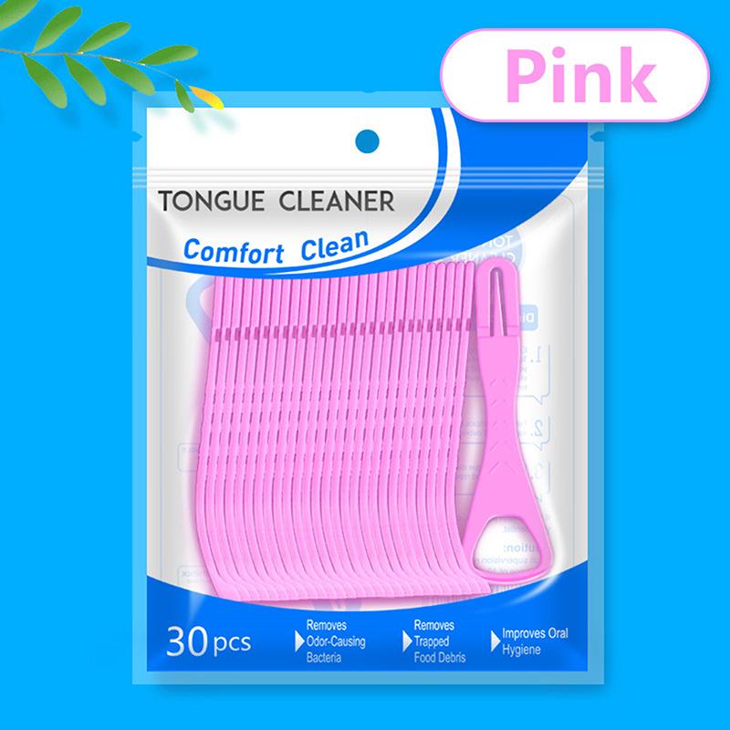 Tongue Scraper For Adult Disposable Tongue Cleaning Tool Plastic Mouth Scraper Travel Convenient Oral Hygiene Care Appliances