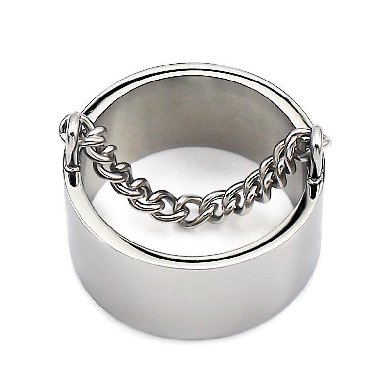Plain Statement Punk Style Metal Finger Rings - Military Simple Silver Gold Stainless Steel Rock Rings for Women And Men