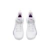 Anta Airspace 4 Slip Resistant Abrasion Resistant Low top Basketball Shoes Men's White Purple Sneakers 912531608SF-2