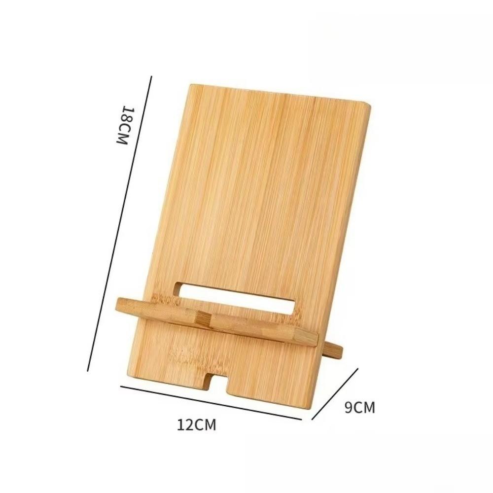 Wooden Mobile Phone Stand Multi-functional Phone Charging Stand Lazy Bracket  For Home/Office