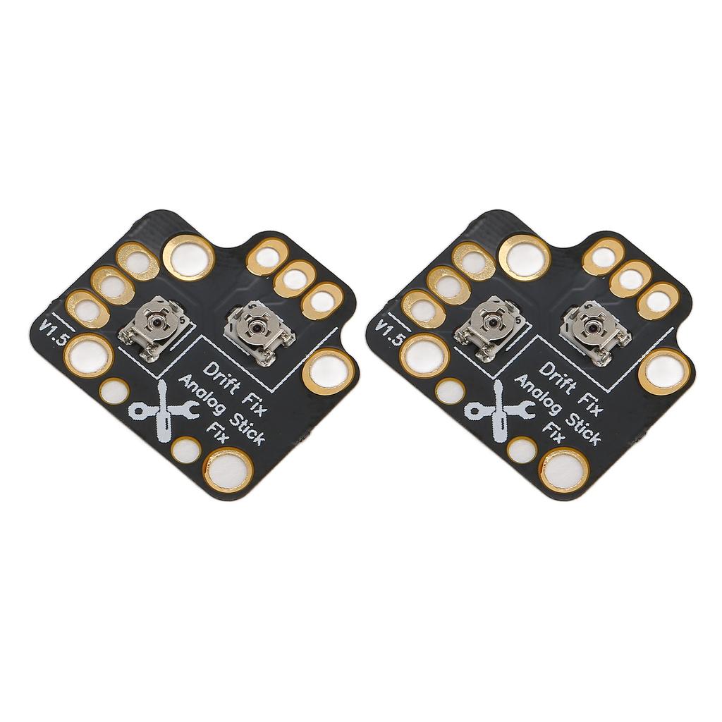 2pcs Gamepad Joystick Drift Repair Board Universal 3D Analog Stick Drift Fix Mod for Game Controllers Black