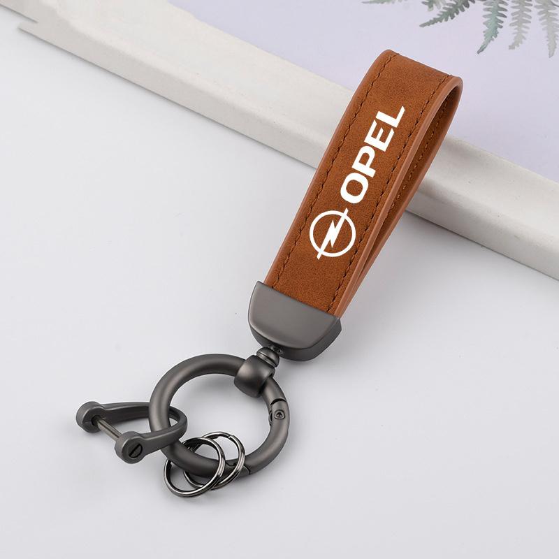 Suede Car Keychain Keyring Anti-Loss Pendant For Opel Astra Insignia Corsa Zafira Meriva Mokka Vivaro Vectra Antara Accessory