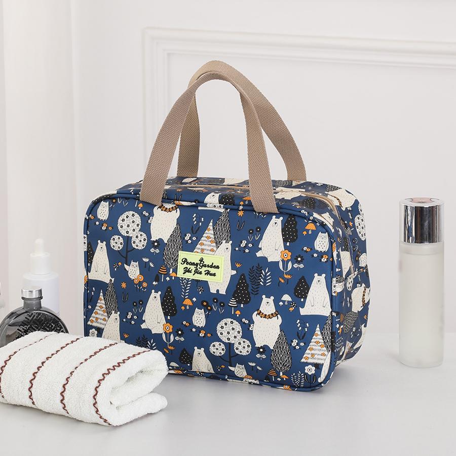New Handheld Toiletry Bag Travel Business Trip Storage Bag Waterproof Shower Bag Handheld Toiletries Storage Bag