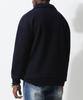 Seuteulaikeu Volume Rib Half Zipper Pullover (Navy)