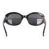 Celine Personality Design Oval Sunglasses Unisex Sunglasses Black 4S194CPLB38LX
