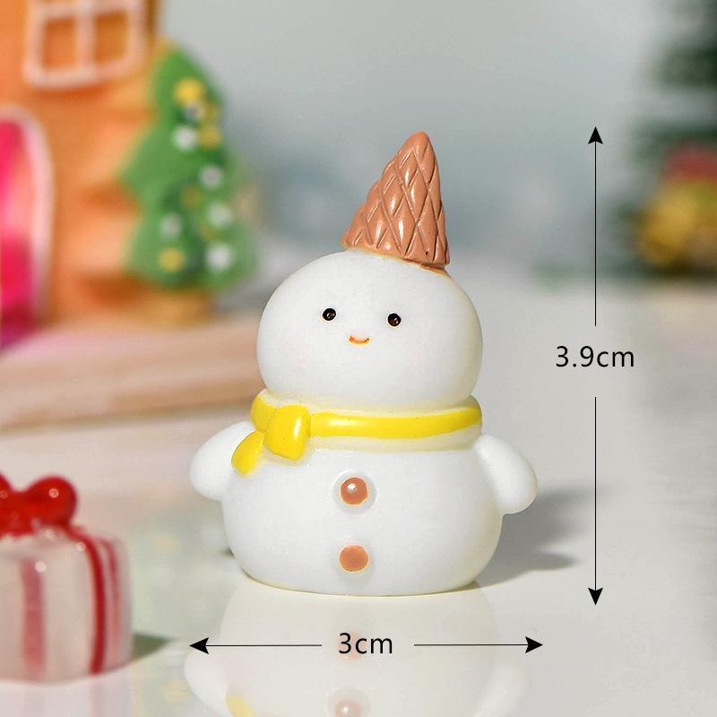 Christmas Decoration Ornaments Xmas Micro Landscape New Year 2026 Miniatures Home Decorative Santa Claus Figurines Home Decor