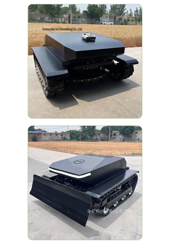 Smart Remote Control Self-Propelled Crawler Lawn Mower and Agricultural Grass Cutter