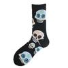 Men Dinosaur Astronaut Planet Crew Socks Harajuku Big Size Sokken Unisex Skateboard Divertidos Happy Design Hip Hop Funny Socks