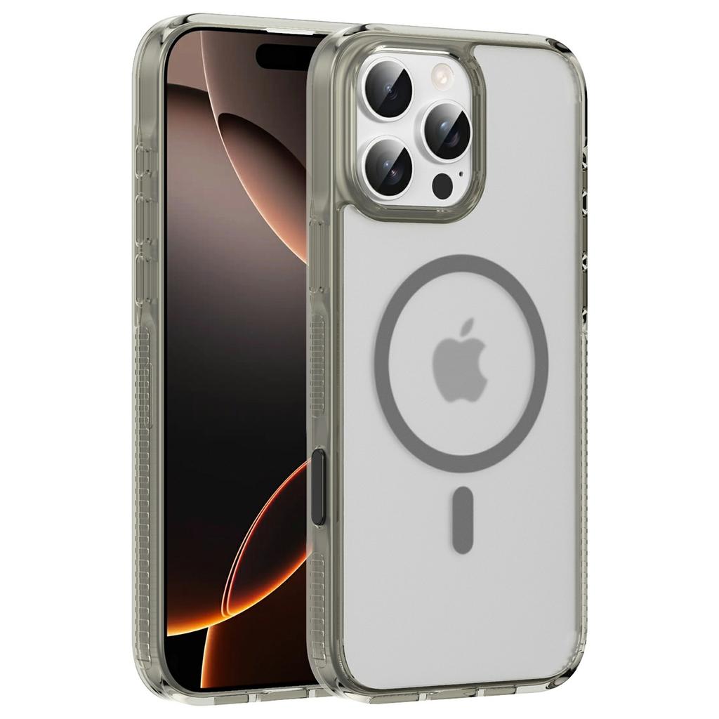 For iPhone 16 Pro Case with Camera Touch Control Button PC + TPU Phone Cover Compatible with MagSafe