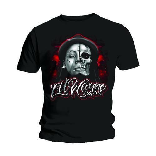

Lil Wayne Unisex T-Shirt: Skull Sketch 4XL