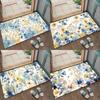 Blue & White Floral Mat Living Room Decoration Home Sofa Non-Slip Carpet Study Bedroom Tatami Children'S Soft Floor Mat