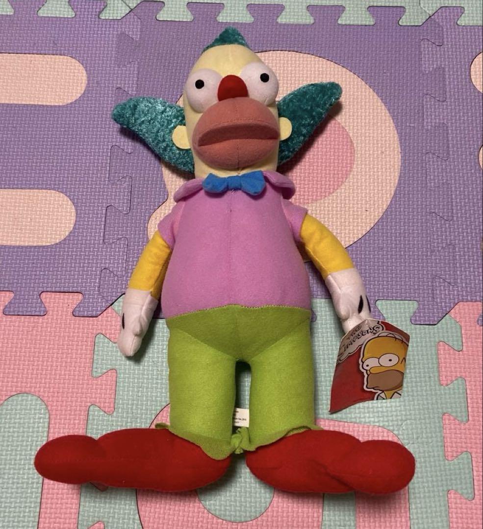 

[USED] The Simpsons Krusty Plush with tag The SIMPSONS