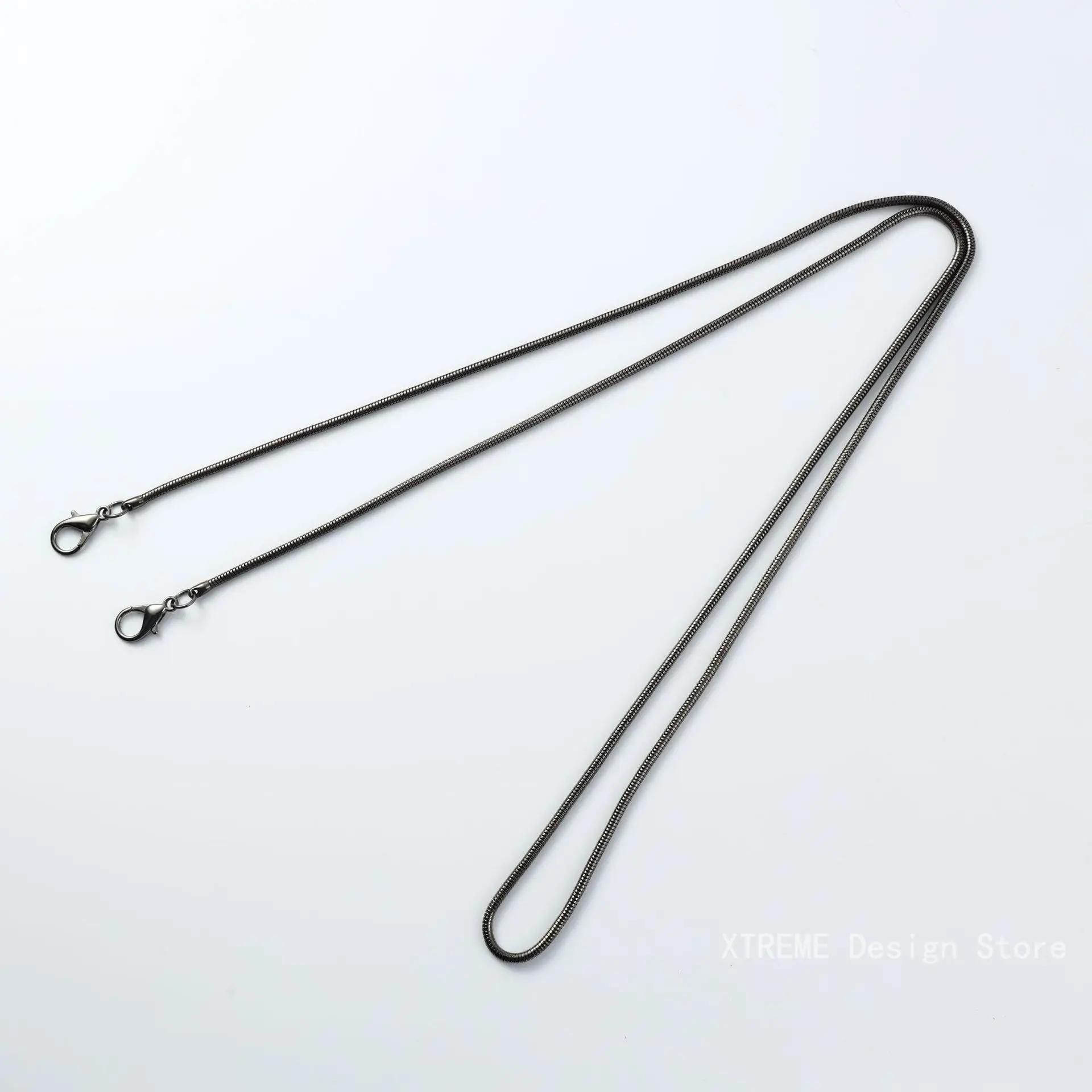 

120cm /3.2mm Snake Replacement Chain Strap Metal link Clasp Purse Chain Bag Handle Shoulder Cross Body Handbags Chain