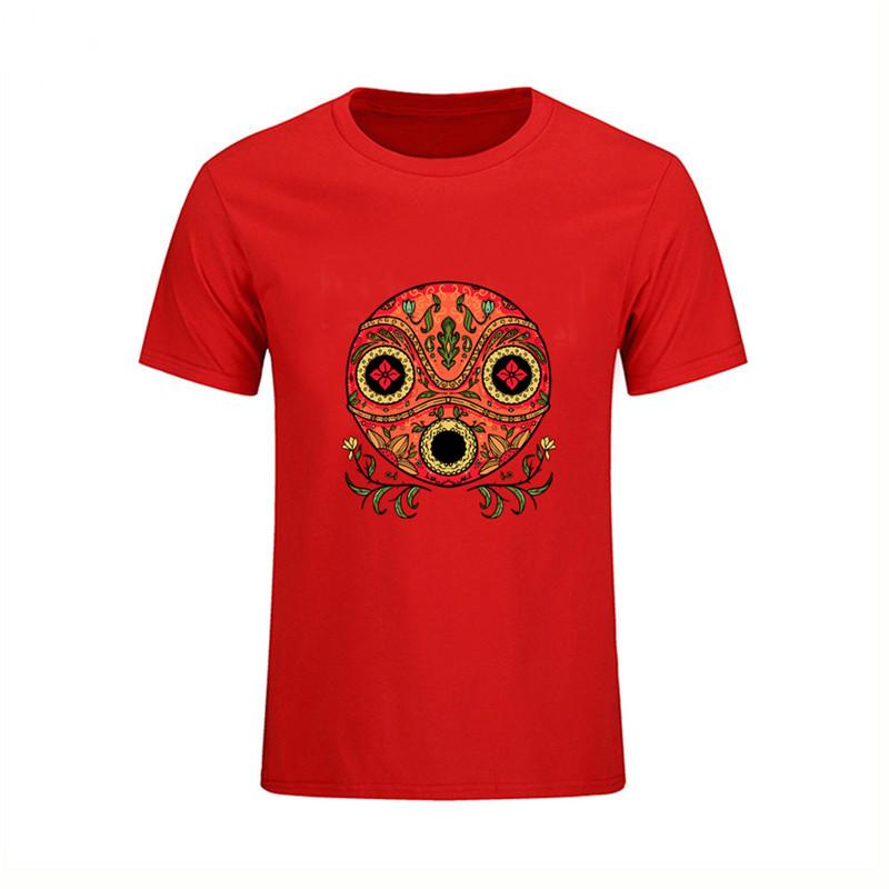 Designer Herren T-Shirt Lustig Dia De Los Mononoke 3D Gedrucktes Männliches Oberteil T-Shirts