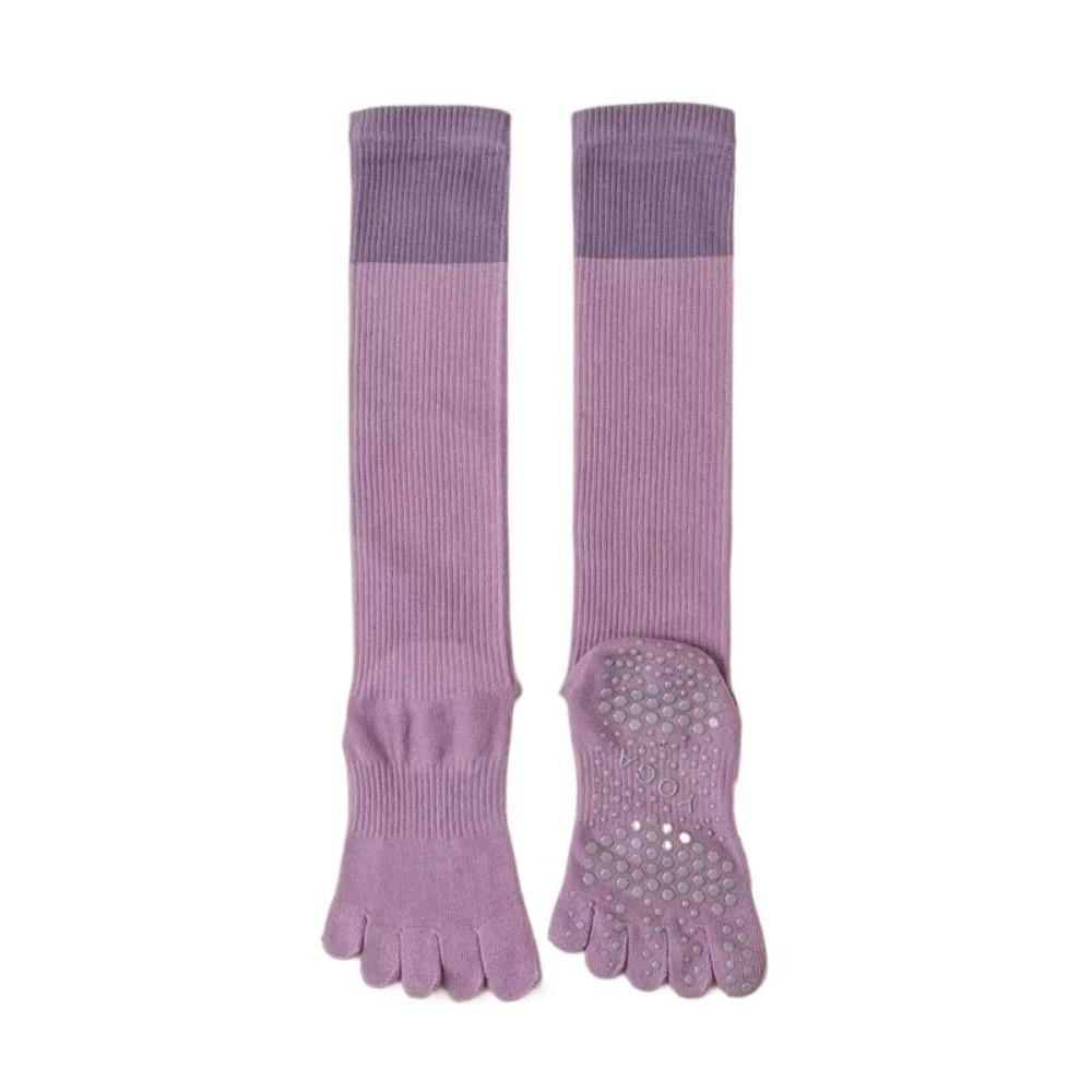 Professional Anti-slip Yoga Socks Grip Silicone Sport Stockings Compression Fit Training Socks Pilates Training One Size