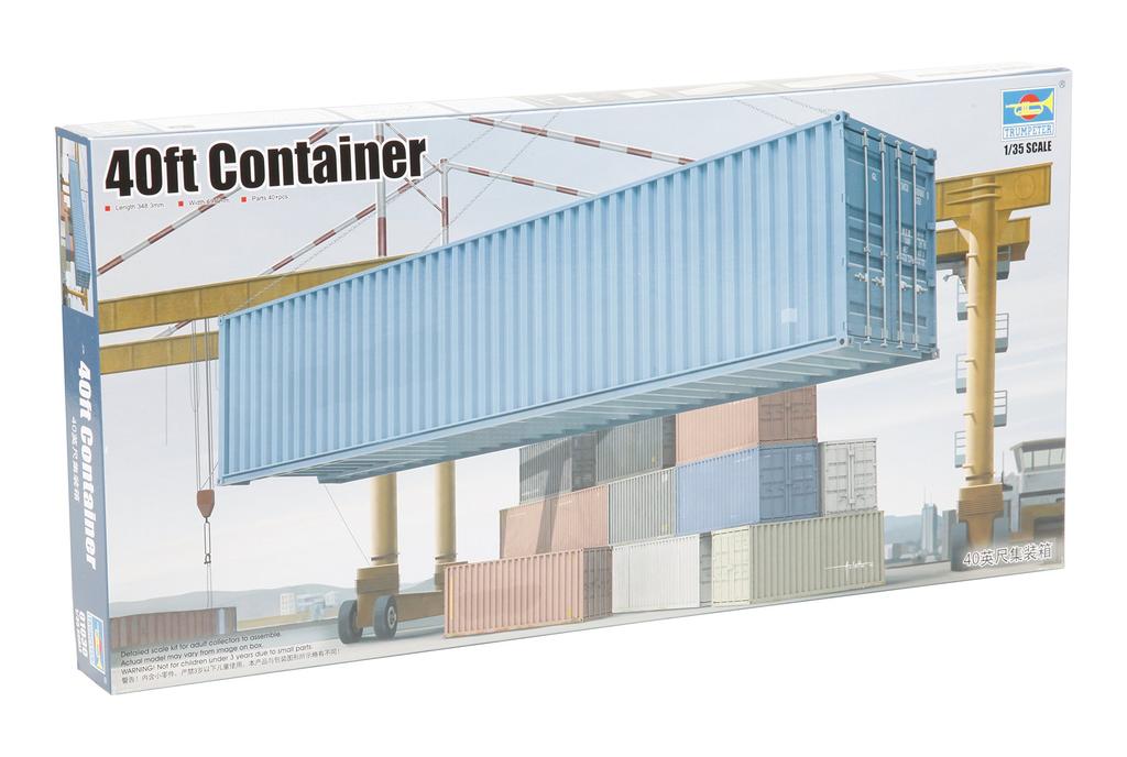 Trumpeter 40ft Cargo Container Plastic Model 01030 1/35