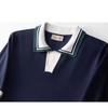 2025 Neues Frühling Sommer Poloshirt Herren Britisch Retro Umlegekragen High-End Colorblocking Slim Fit Kurzarm Polo T-Shirt