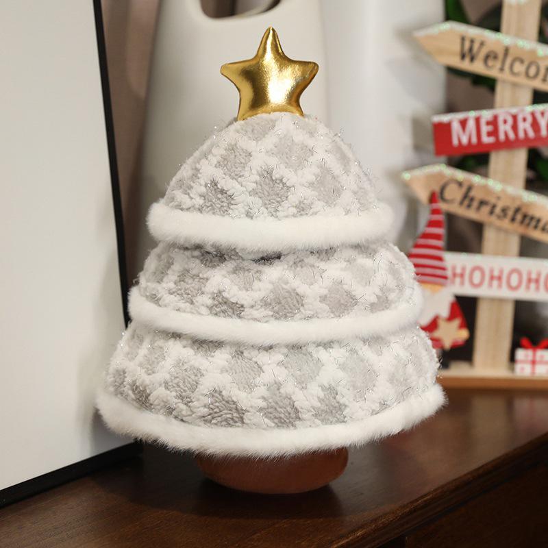 Adorable Christmas Tree Plush Hugging Pillow - Festive Ornament for Sofa or Living Room