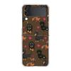 Transparent Phone Case For Samsung Galaxy Z Flip 3 4 5 6 7 Hard Folding PC Z Flip3 Flip4 Cover Cute Dachshund Bulldog